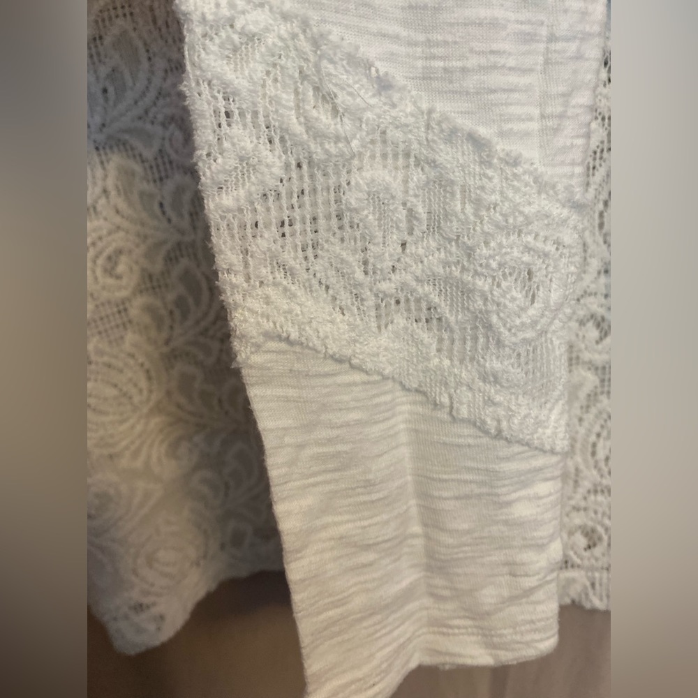 We The People+ Free People Crop Lace Tee - Picture 5 of 6